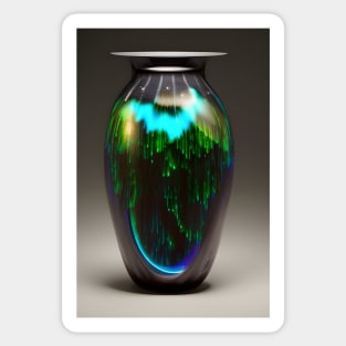 Antique Cosmic Vase Digital AI Art Sticker